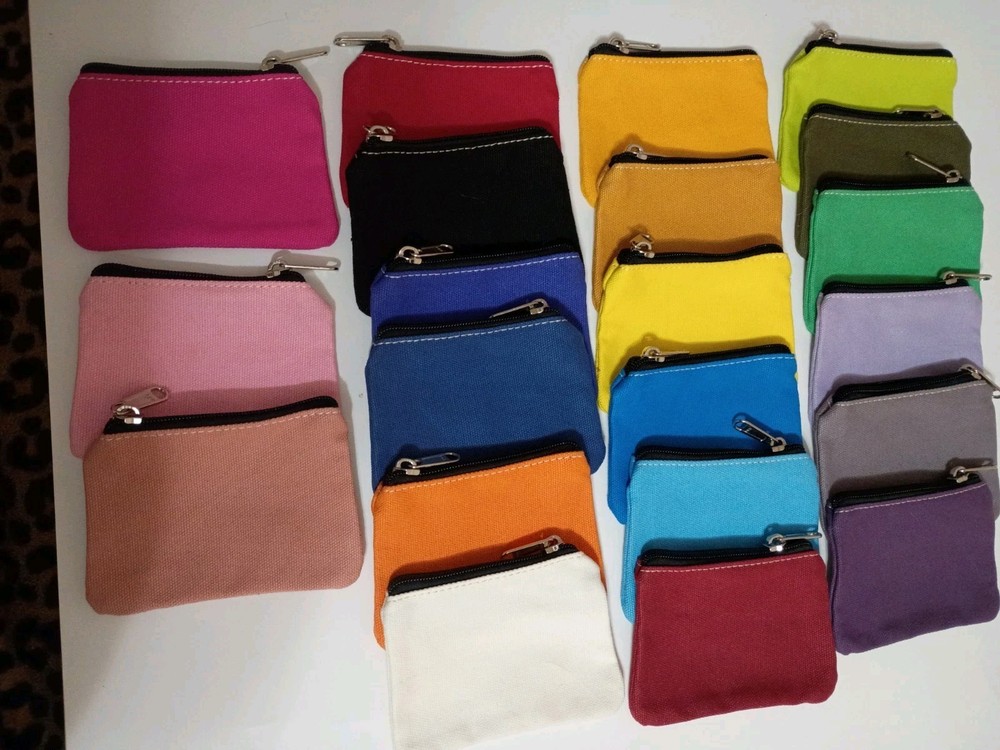 Lot Of Colorful Coin Purses