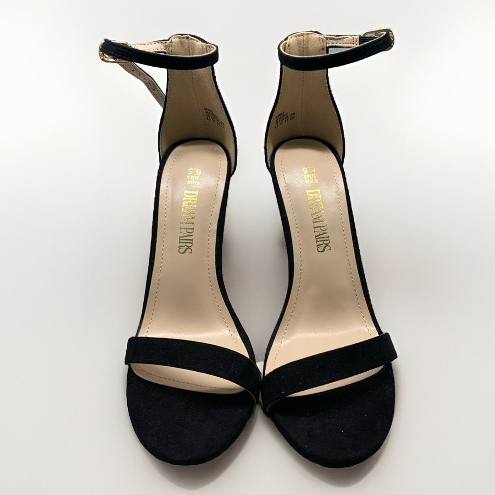 Dream Pairs Black Ankle Strap Women’s High Heels Size 6.5