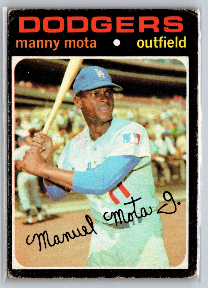 1971 Topps #112 Manny Mota Baseball Card Vintage MLB