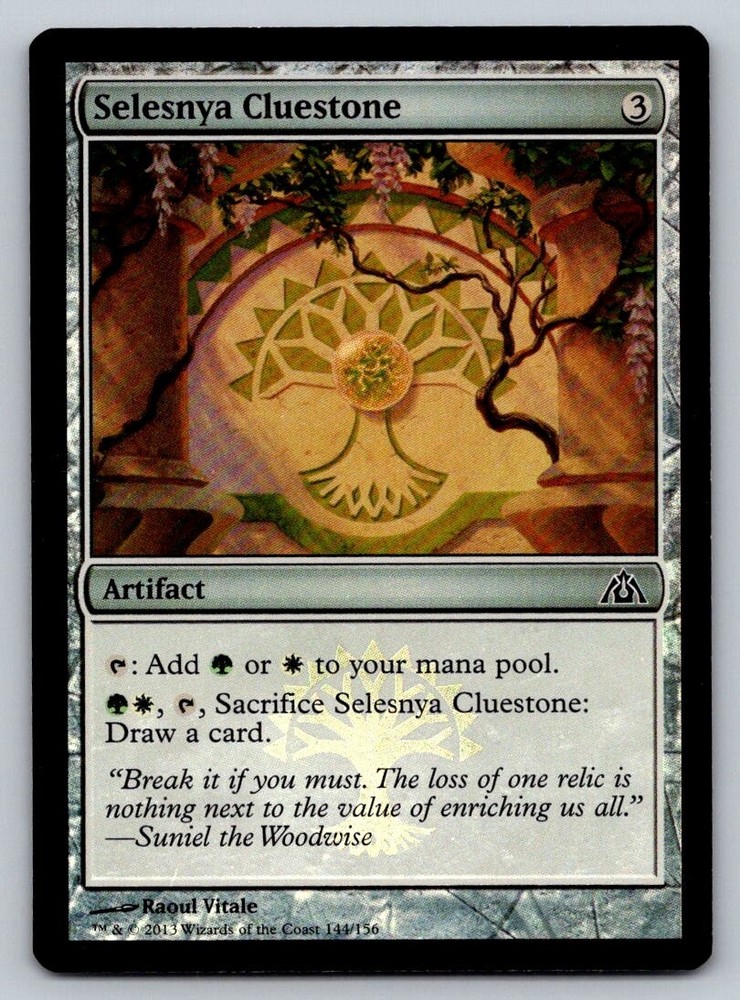 Selesnya Cluestone Foil from Dragon's Maze MTG