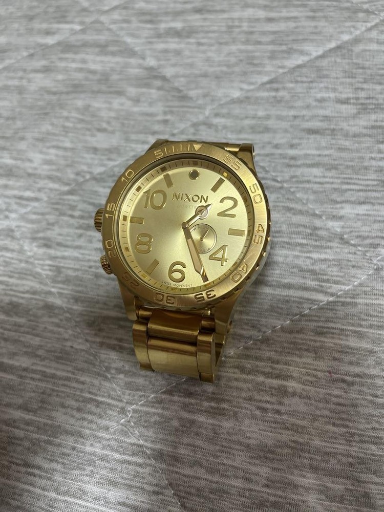 Nixon The51-30 Gold-Tone Men's Chronograph Watch