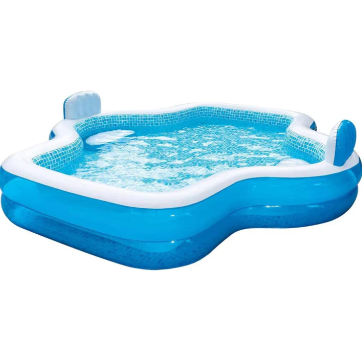 Members Mark 10ft Mosaic Elegant Family Pool with 2 Inflatable Seats-image
