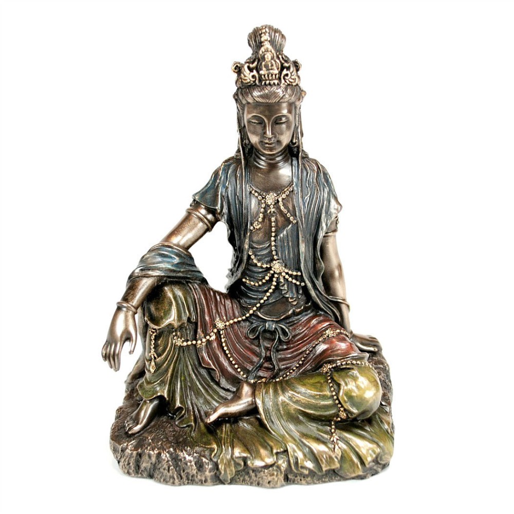 WATER AND MOON KWAN YIN STATUE 5