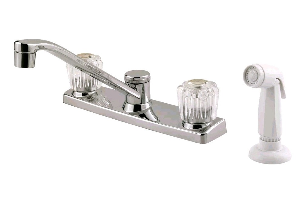 Polished Chrome Kitchen Faucet G1354100 with Accessories