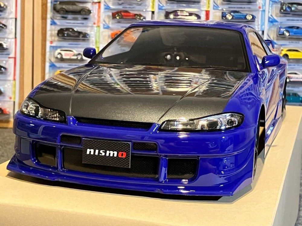 Tamiya Nissan Silvia S15 RC Body in Purple and Gunmetal