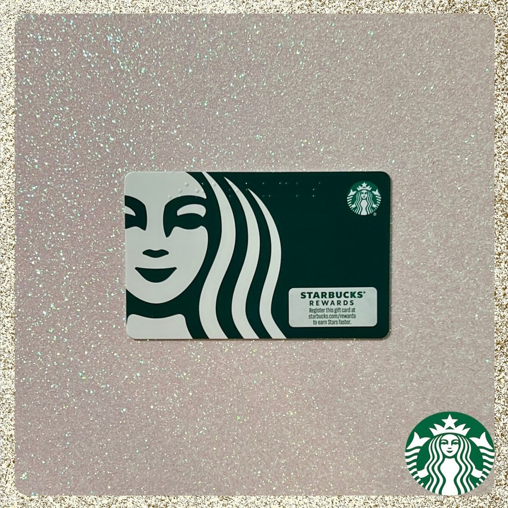 2023 Starbucks Braille Textured Gift Card w/ Mag Strip in MINT CONDITION