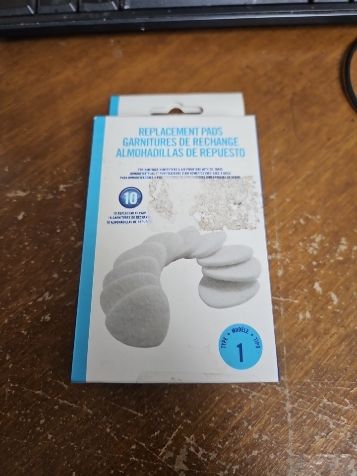 HOMEDICS Type 1 Humidifier Replacement Pads 2-Pack