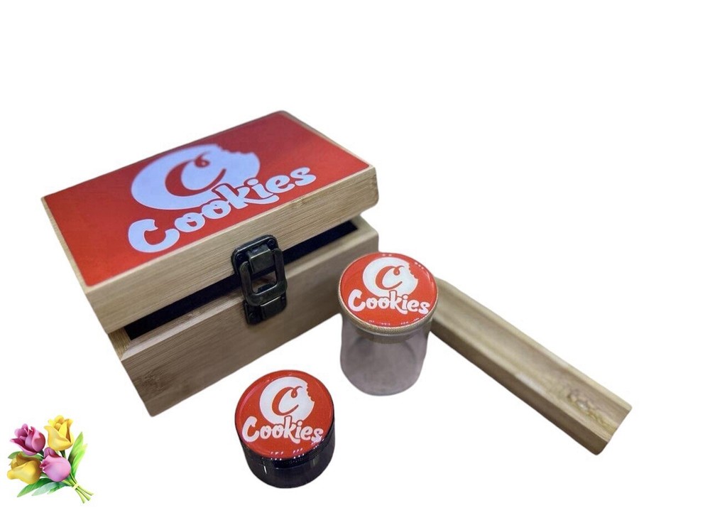 Premium Wooden Stash Box Kit Set Bundle With Premium Accessories