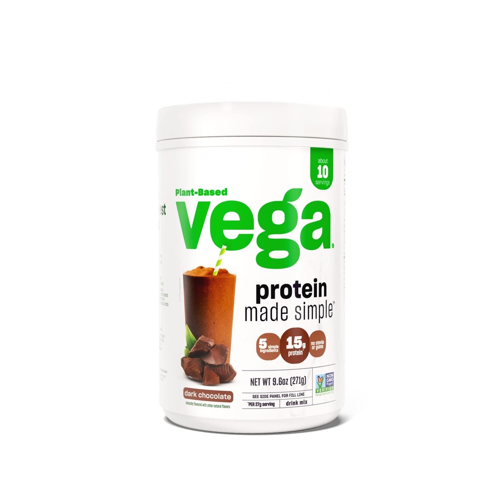 Dark Chocolate Vegan Protein Powder Stevia Free Plant Based