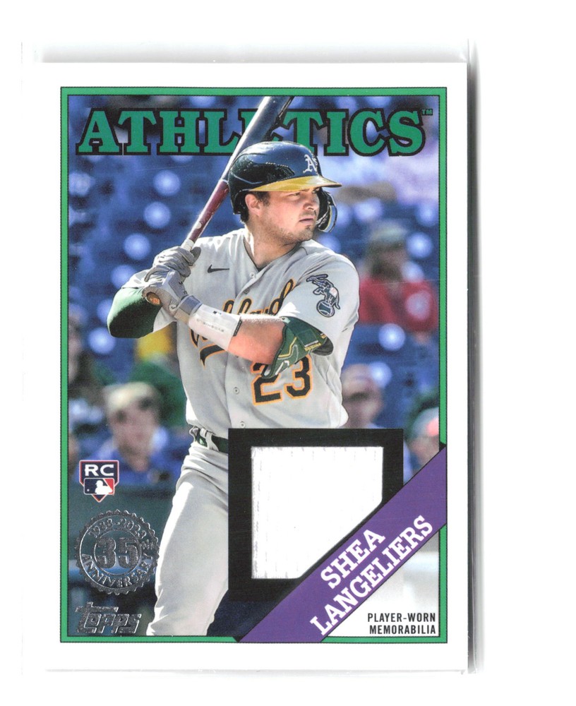 2023 Topps #88R-SL Shea Langeliers 1988  35th Anniversary Relics RC