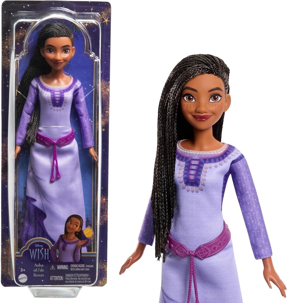 Wish Doll Asha Of Rosas Posable 30Cm Original Figure Mattel Disney