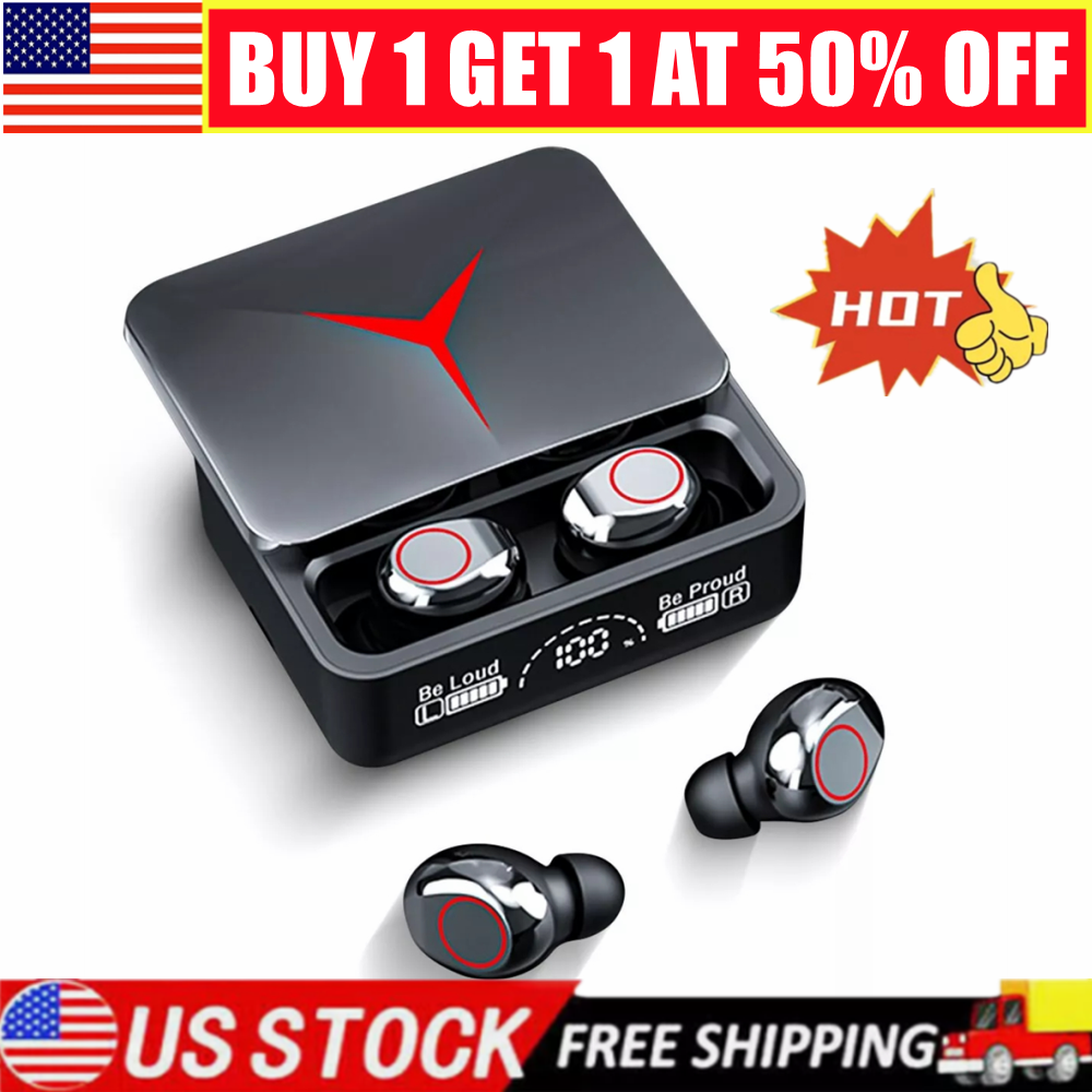 TWS Wireless Earbuds Bluetooth 5.3 Waterproof Headset Headphones With Power Bank