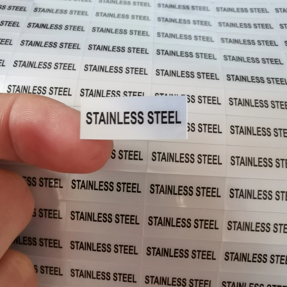 620Pcs Matte Silver Metallic Sticker Labels - Adhesive Product Tags