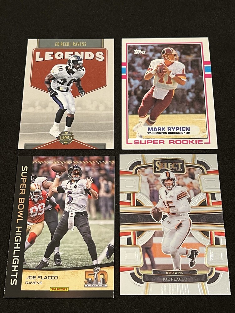 2016 Panini Super Bowl 50 Highlights Joe Flacco + 2023 Select +2 More Players 🏈