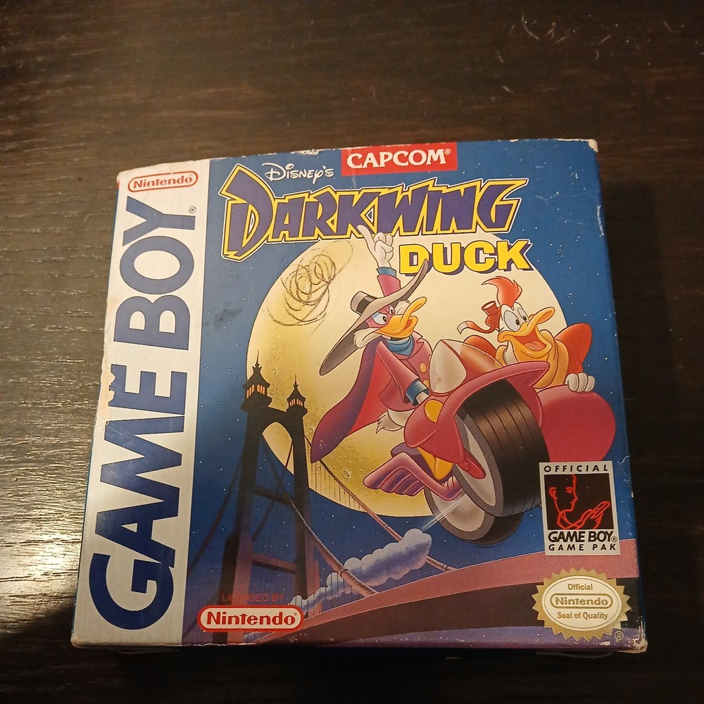 Nintendo Game Boy Darkwing Duck 1992 CIB Complete 1st Print with Inserts