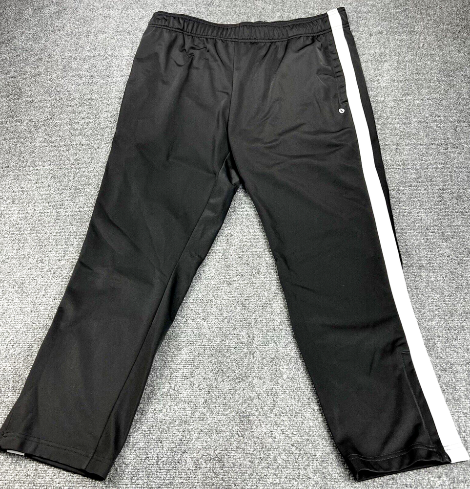 Xersion Jogger Sweatpants Men's XL Black Athletic Ankle Zip Training Gym