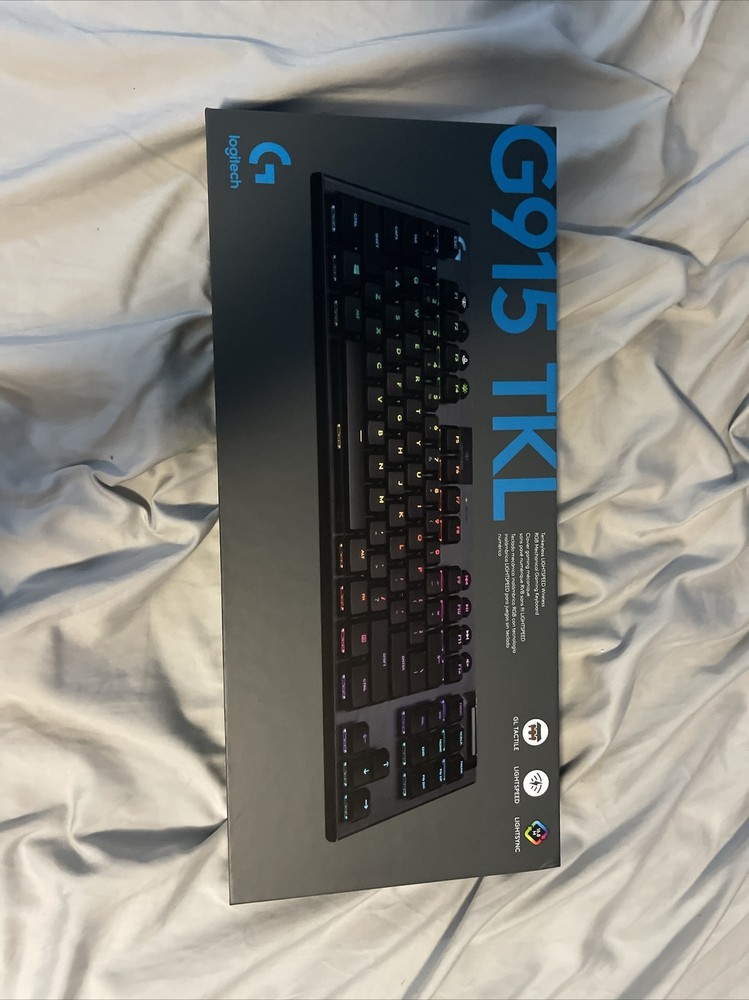 Logitech G915 TKL Lightspeed Mechanical Gaming Keyboard - Black (920-009495)