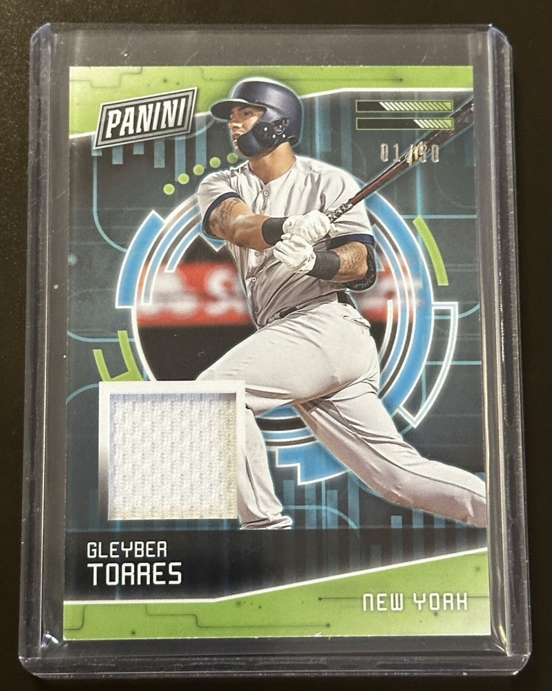 2018 Panini Cyber Monday Materials Gleyber Torres Rookie RC #/50 NY Yankees-image