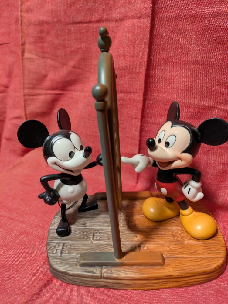 Walt Disney WDCC - 75th Birthday Mickey Mouse -  Mickey Then And Now
