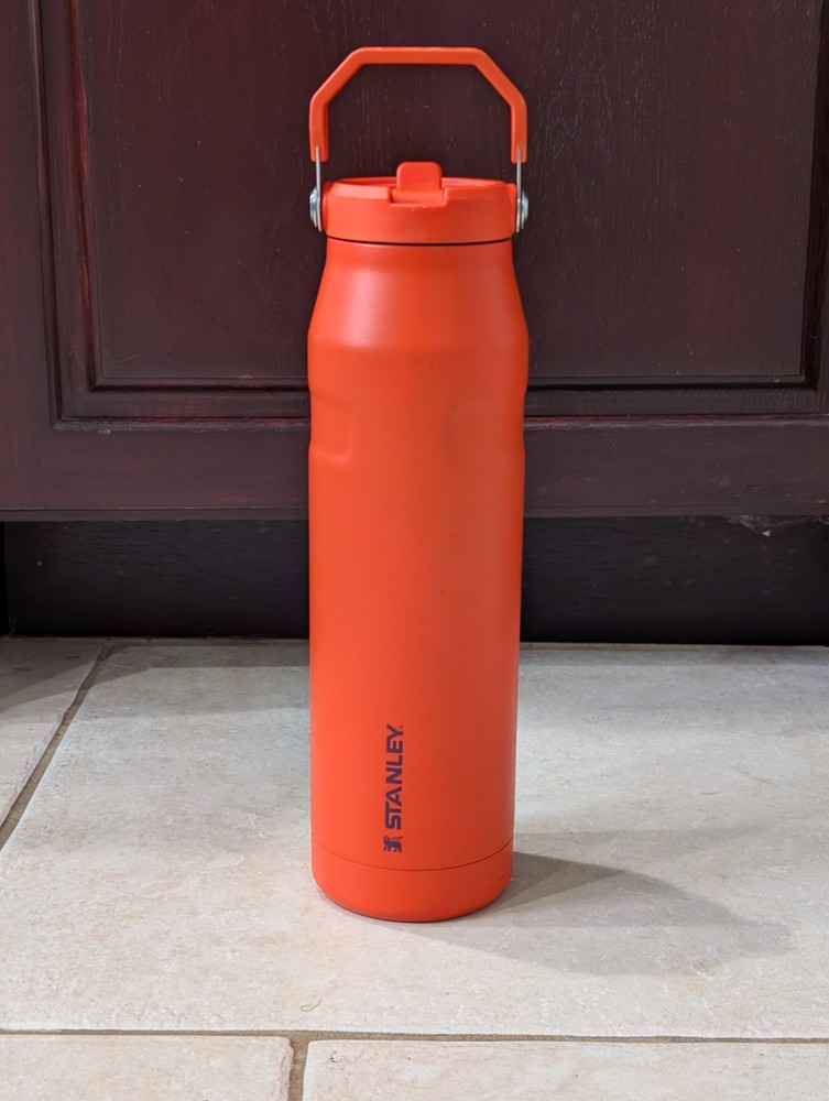 Stanley cup The New Quencher H2.0 Flowstate Tumbler Tigerlily Plum orange
