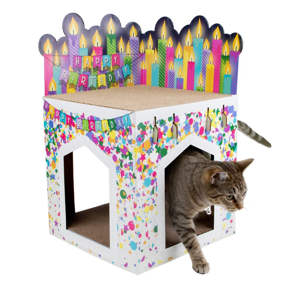 Birthday Cake-Themed Scratch-Off Game for Fun Celebrations