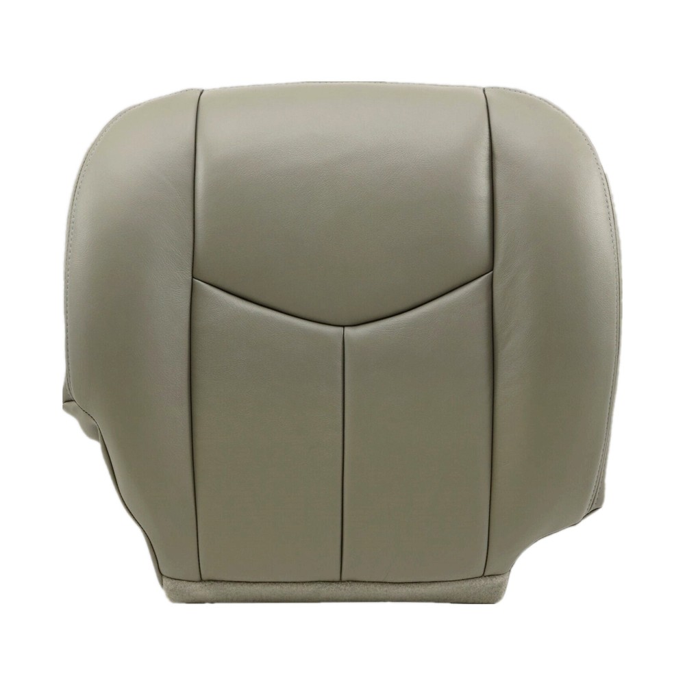 For 2003-2006 Chevy Tahoe Suburban Driver Passenger Leather Seat Cover Gray