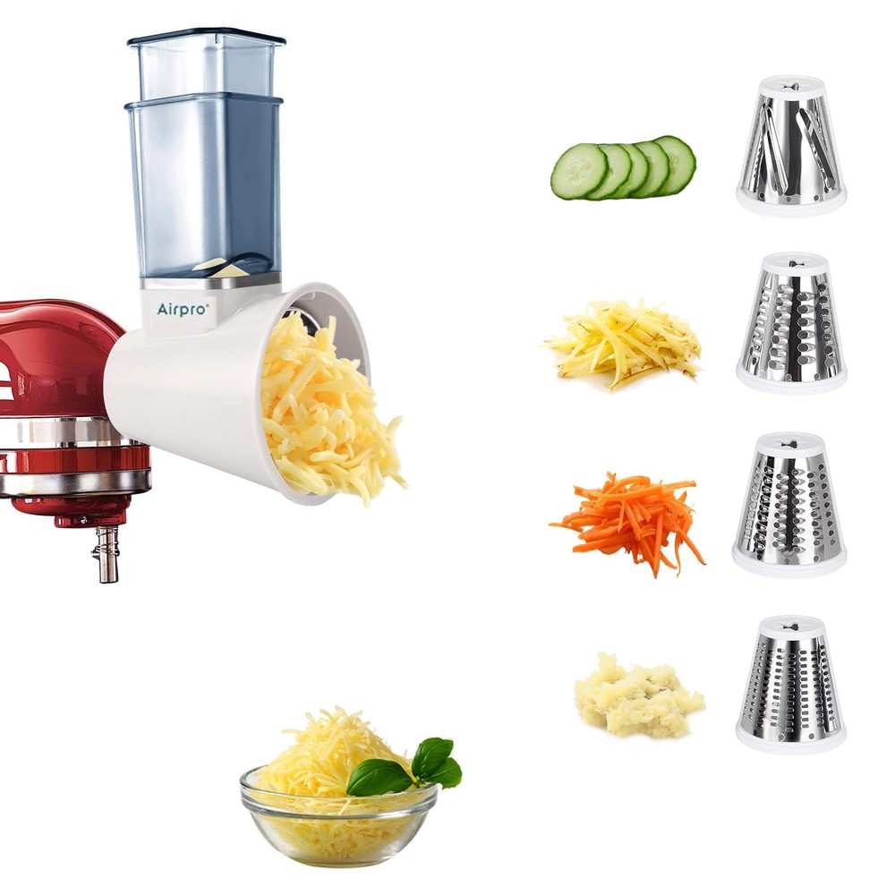 KitchenAid Stand Mixer Slicer Shredder Attachment for Vegetables and Salad Prep