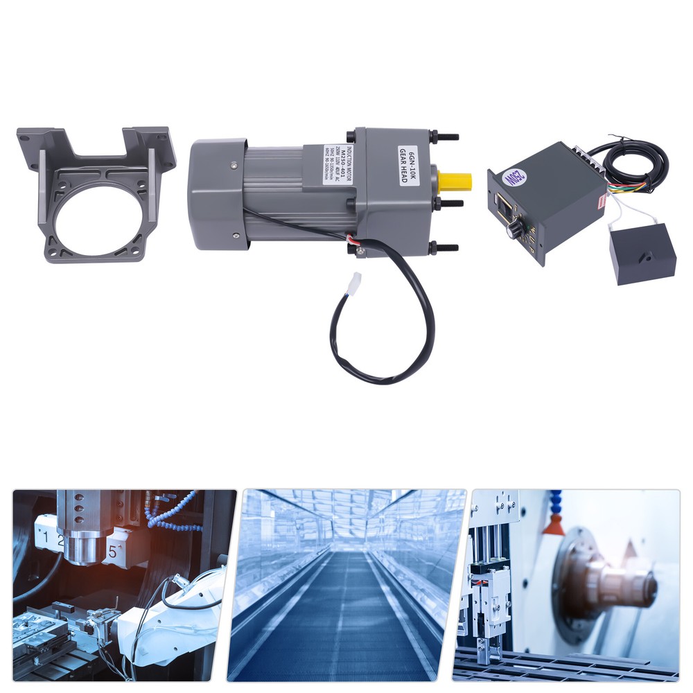 AC Gear Reduction Motor Electric+Variable Speed Control Reversible 110V 250W New