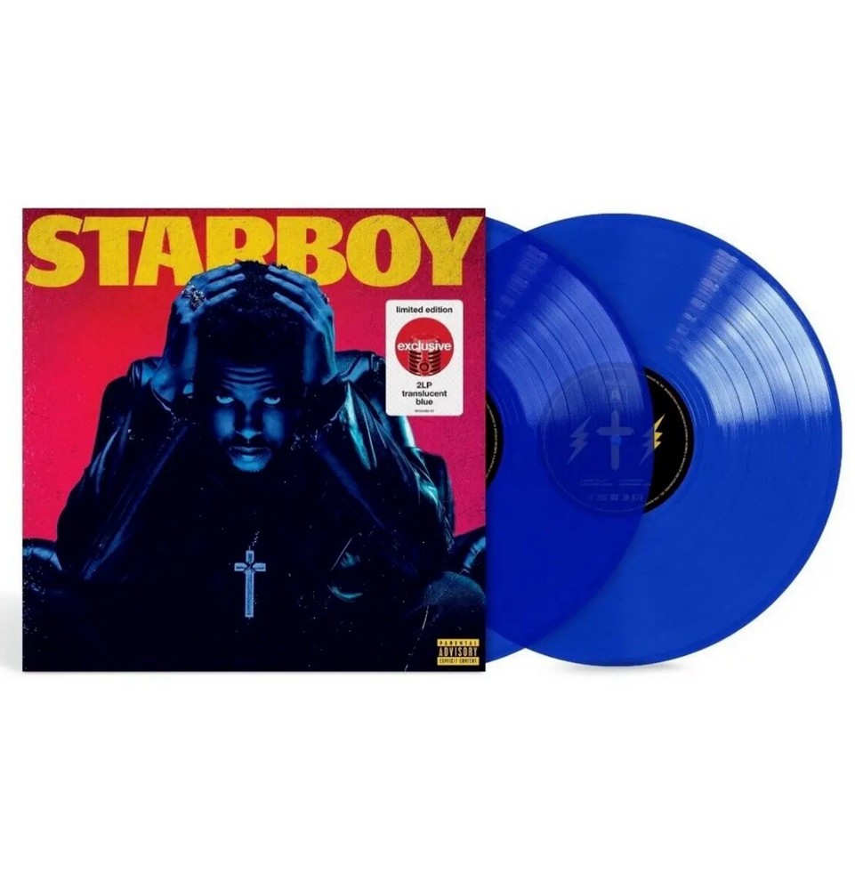 WEEKND STARBOY - BLUE COLOURED VINYL - US IMPORT - SEALED