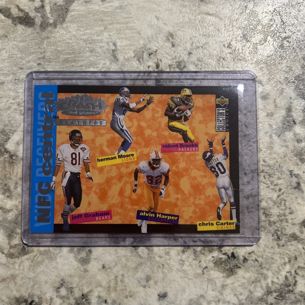 1995 collectors choice You crash the game playoffs in NFC Central Cp11