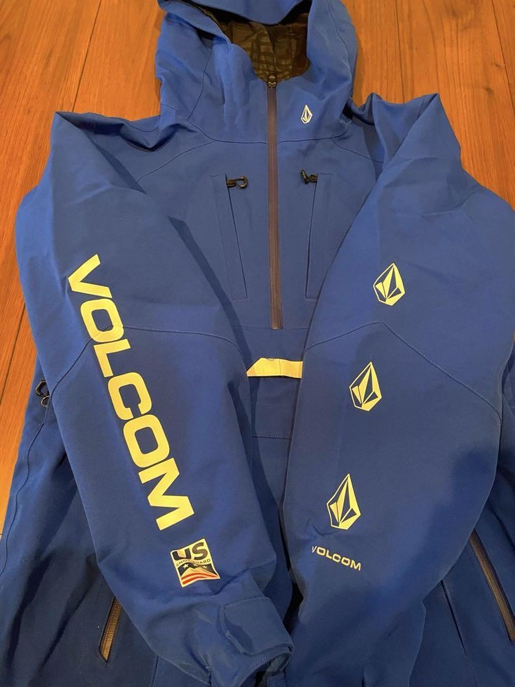 Volcom 21/22 Snowboard Jacket Mens Size M Blue Olympics USA