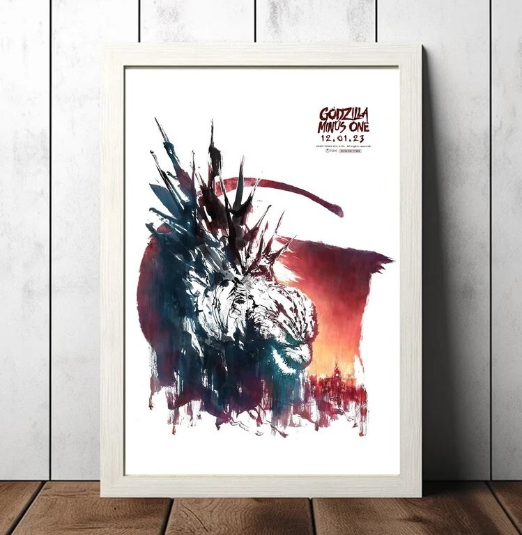 Godzilla Minus One Movie Film Poster