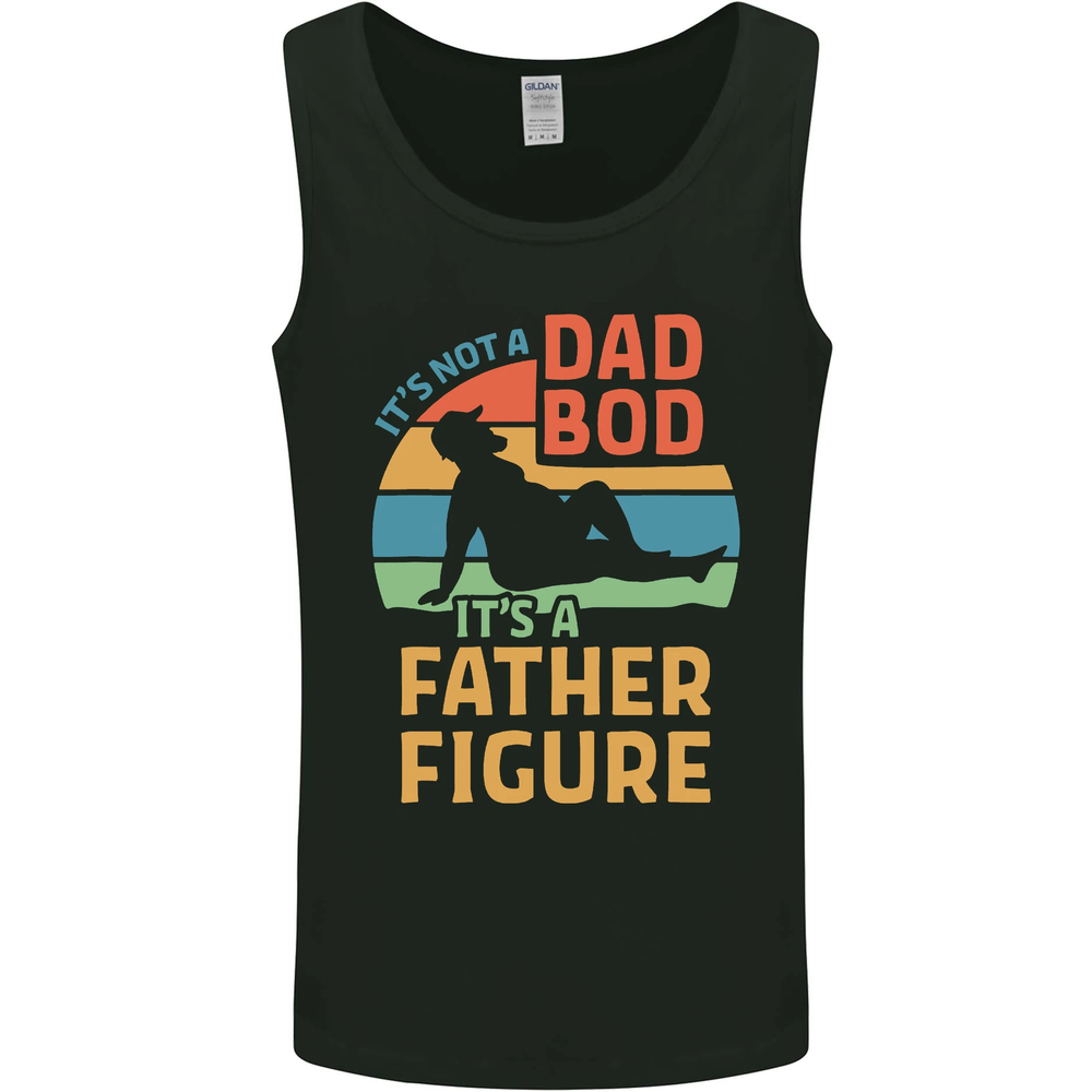 Fathers Day Dad Bod Its a Father Figure Mens Vest Tank Top-image