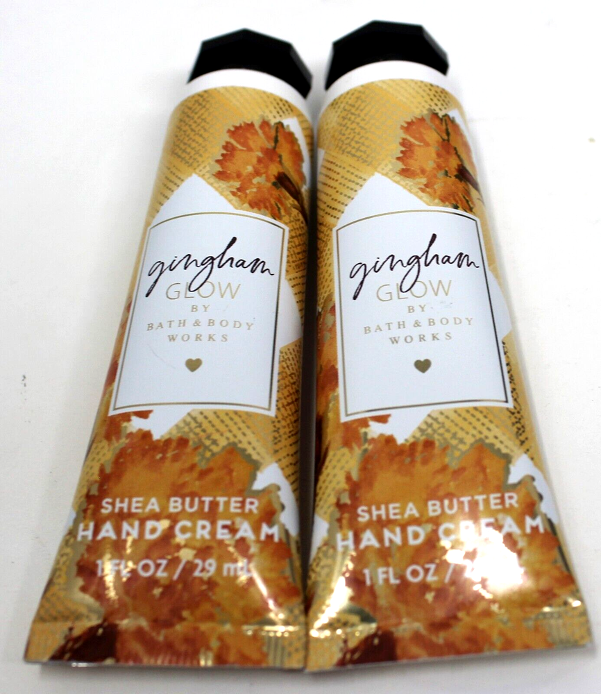 Bath & Body Works Gingham Glow Hand Cream with Shea Butter Lot of 2