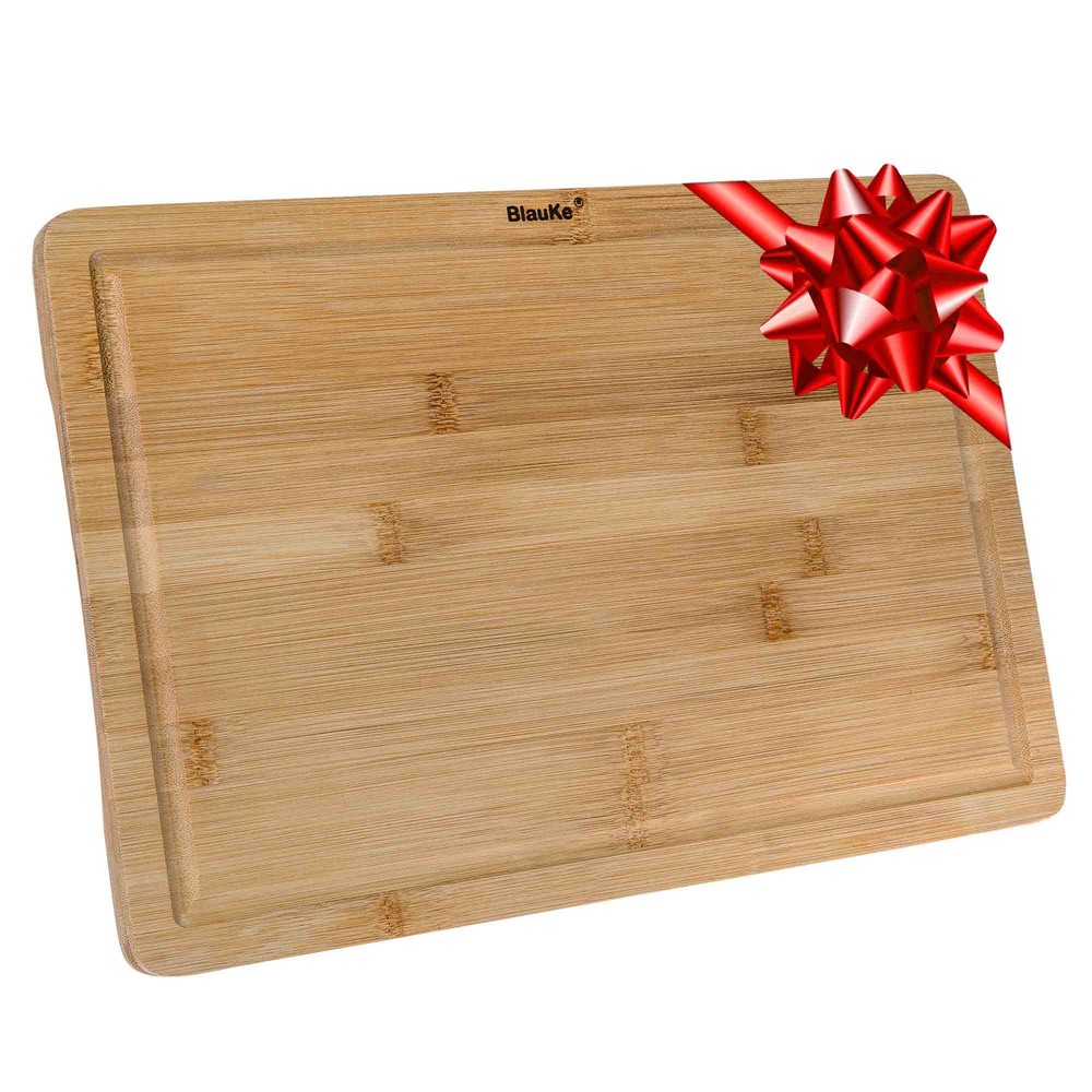 15x10 Inch Wooden Cutting Board & Serving Tray for Kitchen
