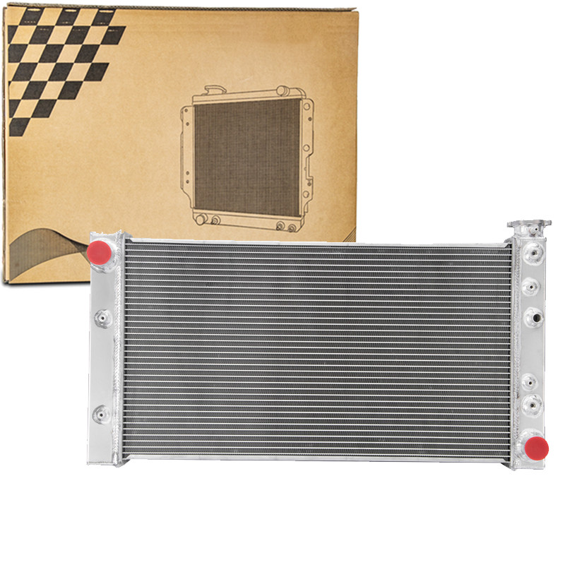 4 Core Radiator Replacement For 1982-1993 Chevy S10 GMC Jimmy SBC 350 V8 Swap