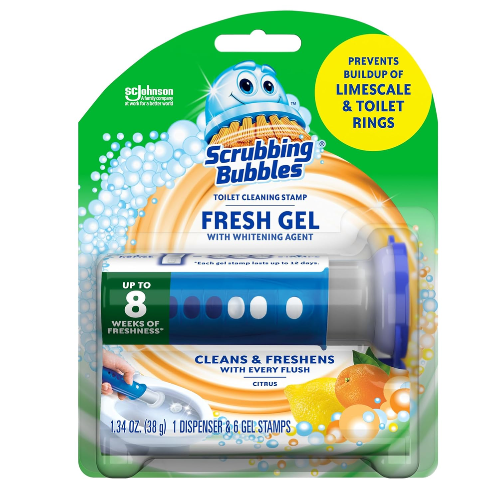 Fresh Gel Toilet Bowl Cleaning Stamps Starter Pack – Clean & Prevent Limescale Build-Up