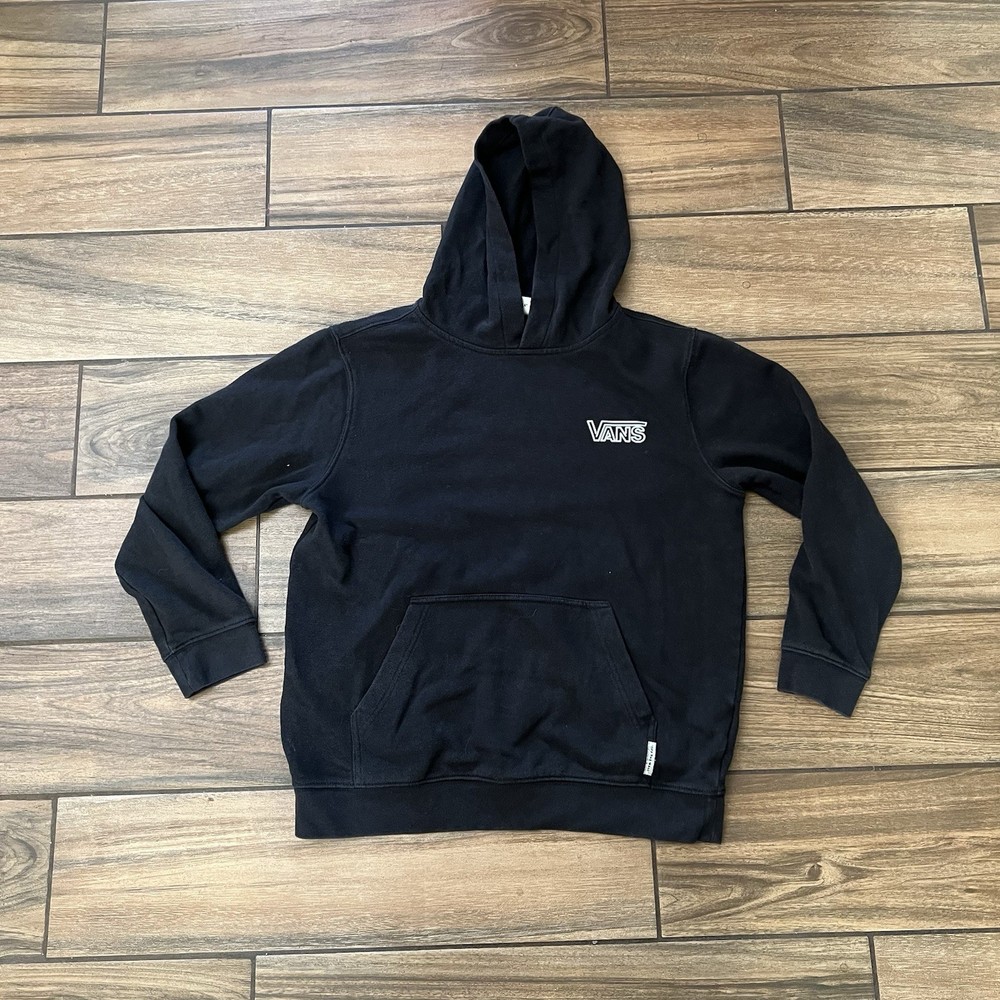 Vans Black Pullover Hoodie Sweatshirt Womens Large