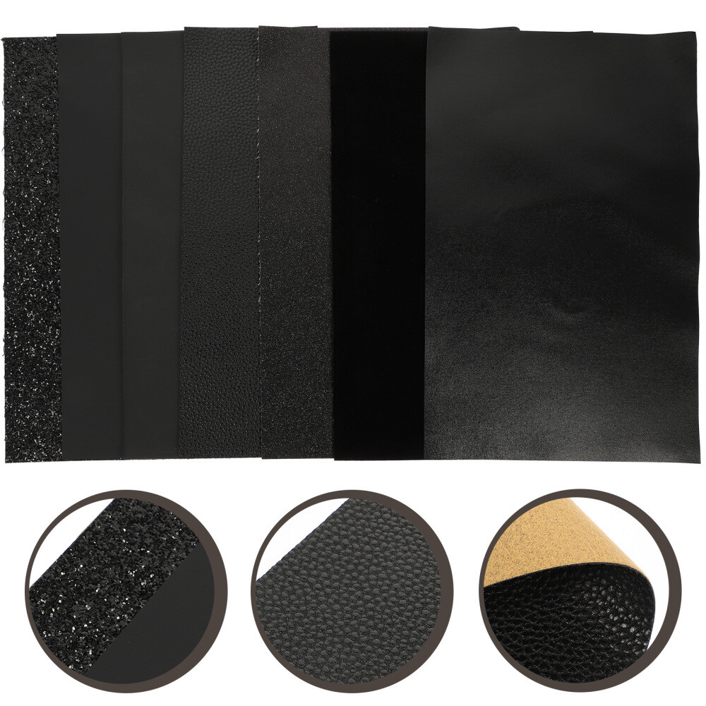 7 Sheets Double Sided Foam Tape Black Faux DIY Crafts