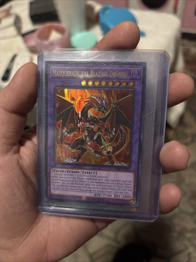 Yugioh Masquerade the Blazing Dragon BODE-EN038 Ultra Rare 1st Edition