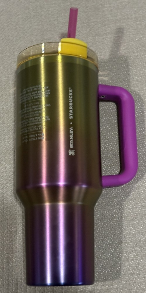 Stanley X Starbucks 40oz Purple Gradient Tumbler Limited Edition Summer Release  