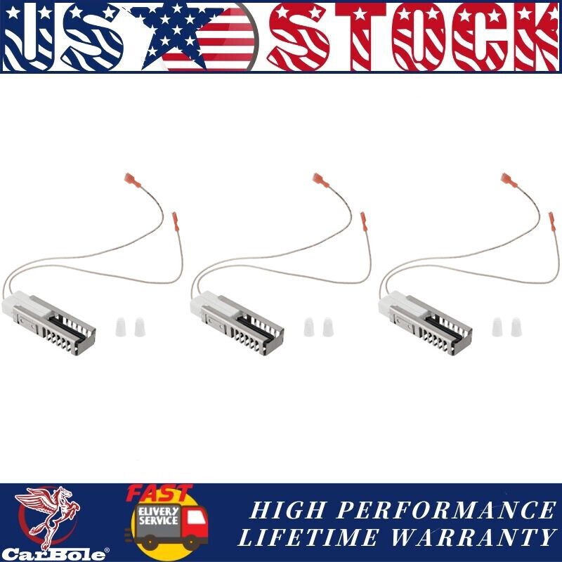 Viking Oven Gas Range Igniter Kit with 3 Igniters and 6 Ceramic Wiring Caps