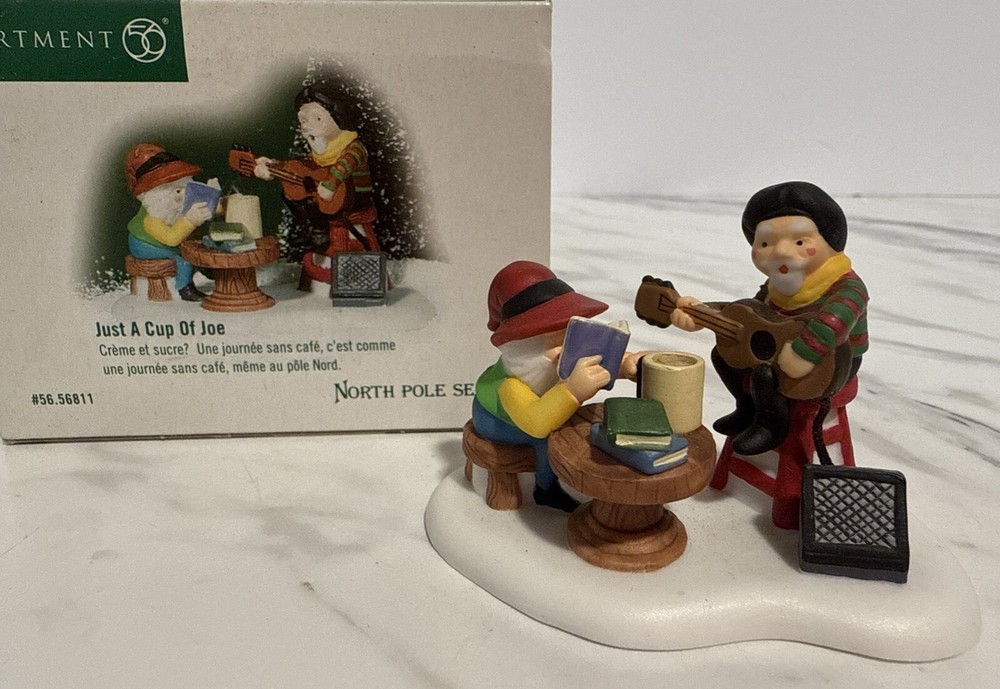 Department 56 North Pole Series - Just A Cup Of Joe - #56811 in Original Box