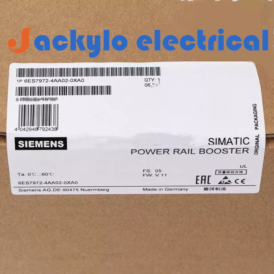 New Siemens 6ES7972-4AA02-0XA0 SIMATIC DP Power Rail Booster 6ES7 972-4AA02-0XA0