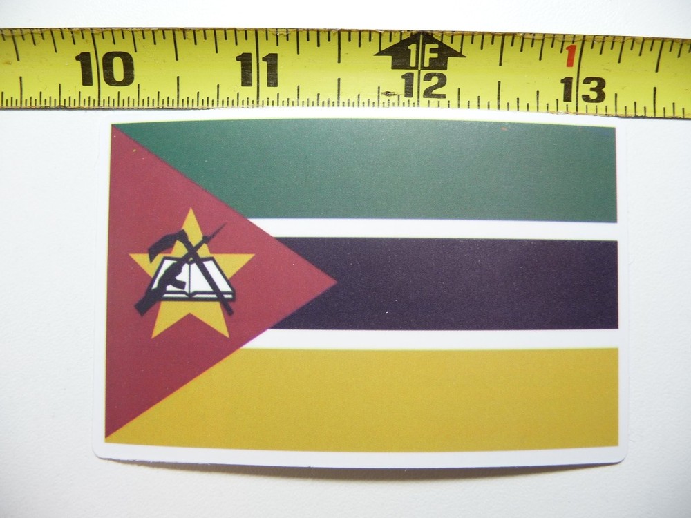 Mozambique Flag Decal Sticker for National Pride and Patriotism