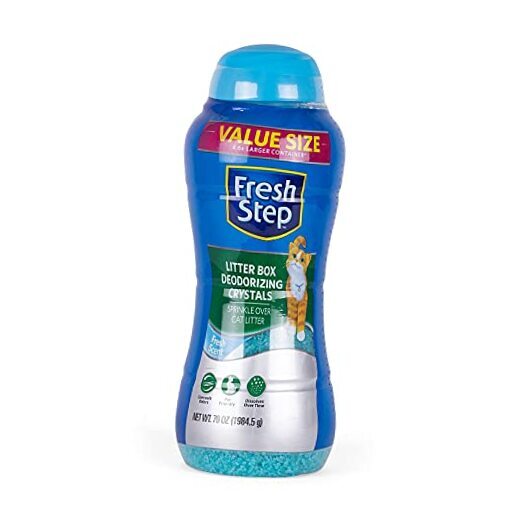 Fresh Step Cat Litter Crystals, Cat Litter Box 70 Ounce (Pack of 1) Fresh Scent