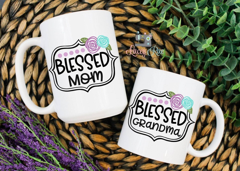 Mothers Day Mug Blessed Mom Mug Personalized Mom Mug Grandmother Gift Mothers-image