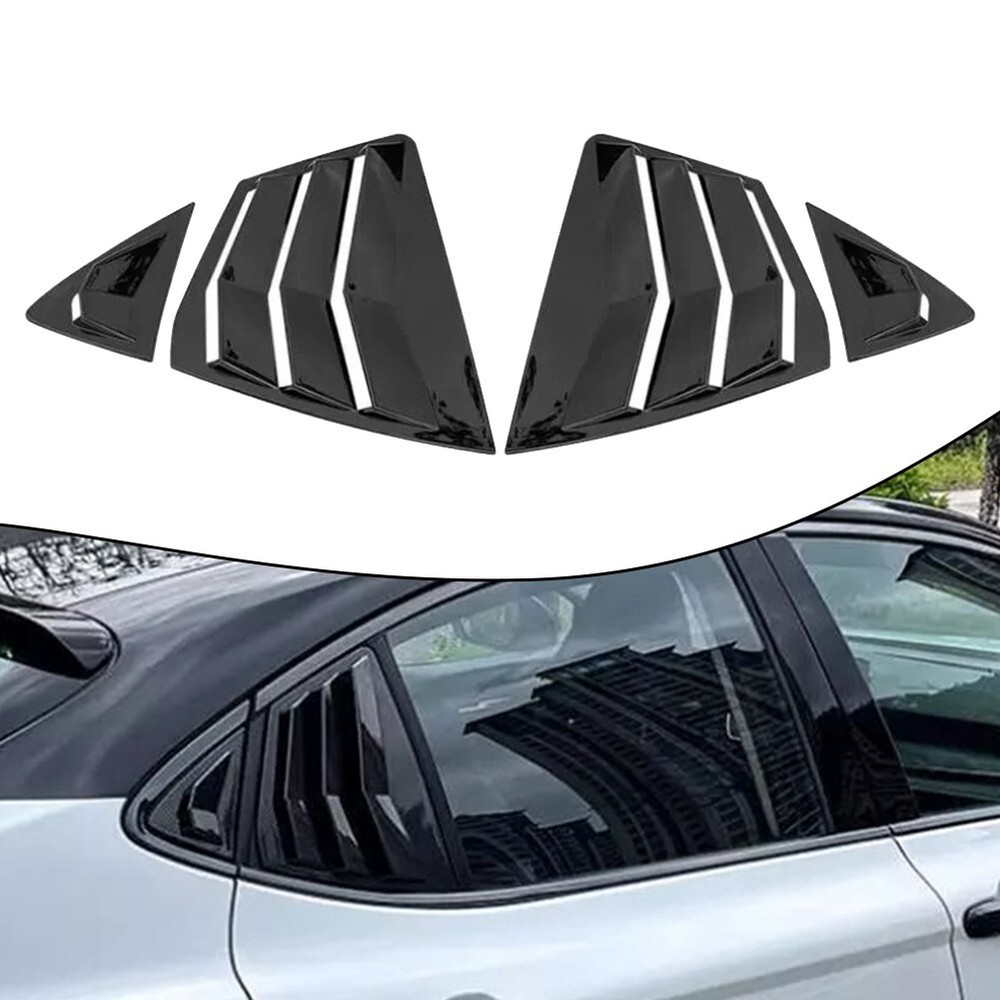 Glossy Black For Toyota for Camry 2025-2026 Side Vent Window Scoop Louver Trim