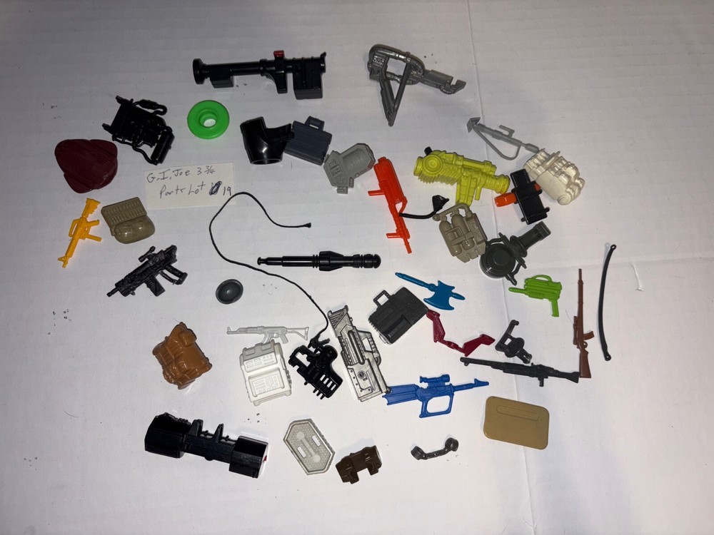 Vintage GI Joe 3 3/4” Loose Accessories Parts Lot #19