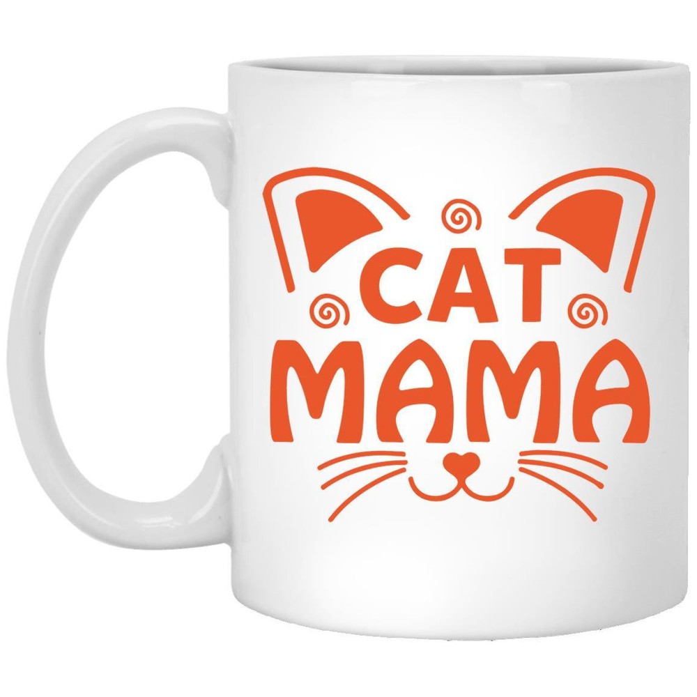 Cat Lover Coffee Mug Cat Mama  Coffee Mugs Gift For Cat Owners Coffee Cup For